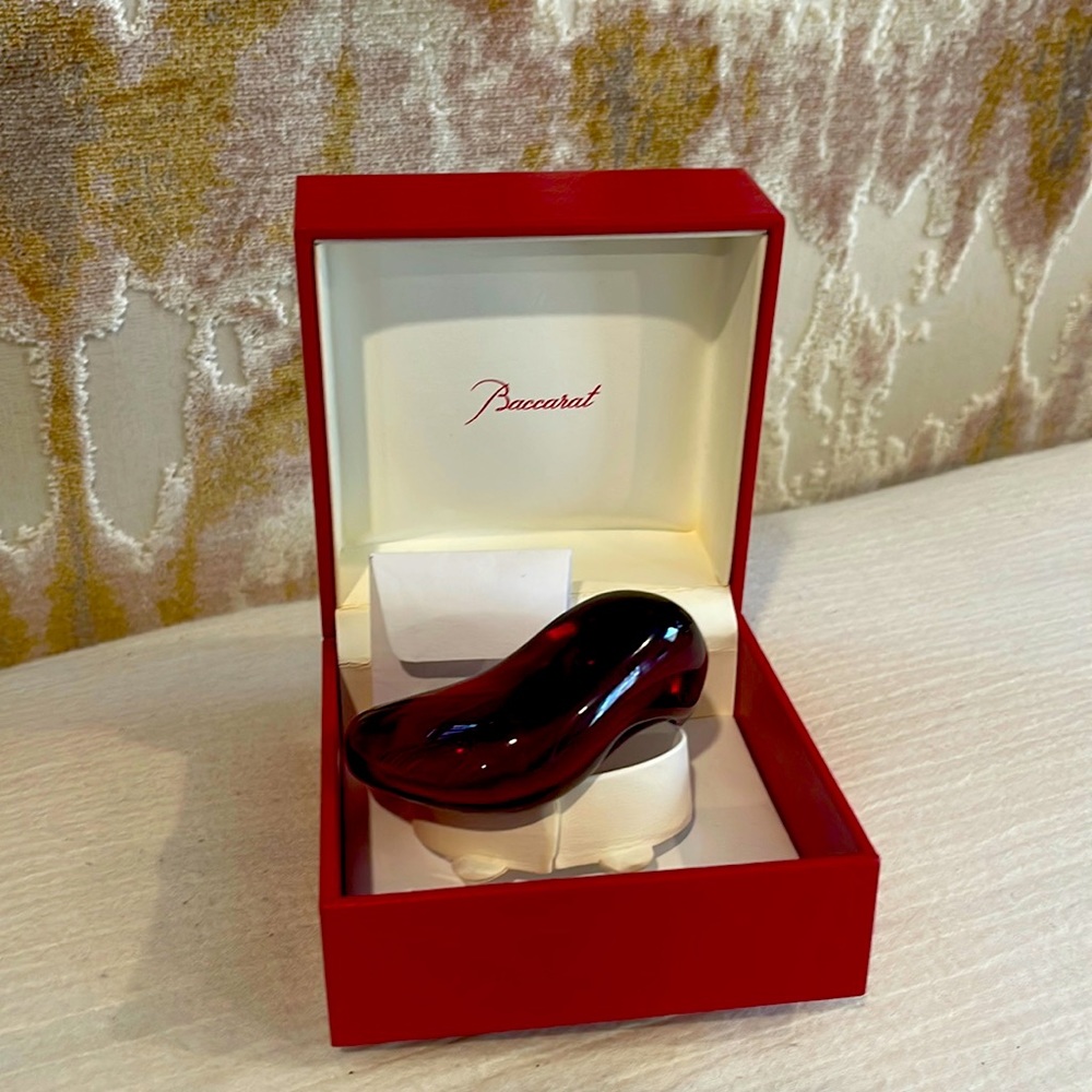Baccarat red crystal bracelet
